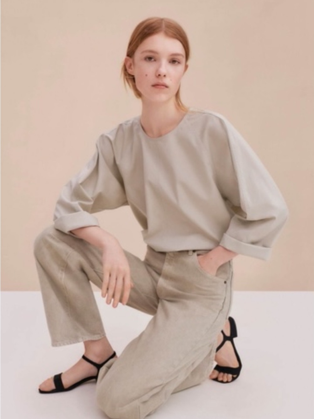 Uniqlo U x Lemaire loose fit Blouse
